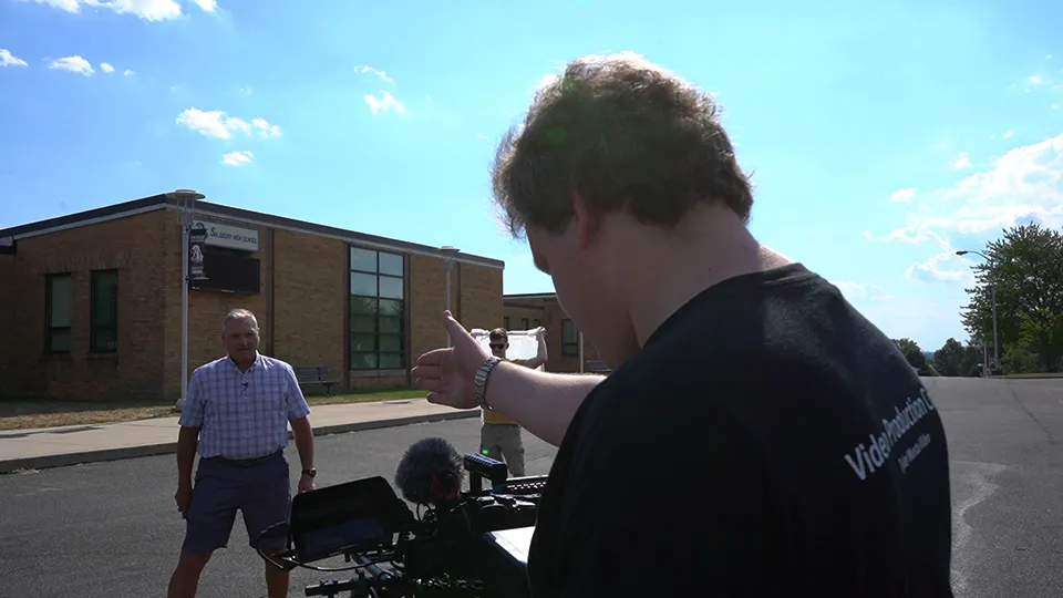 Tyler Wursta Video filming a promotional video