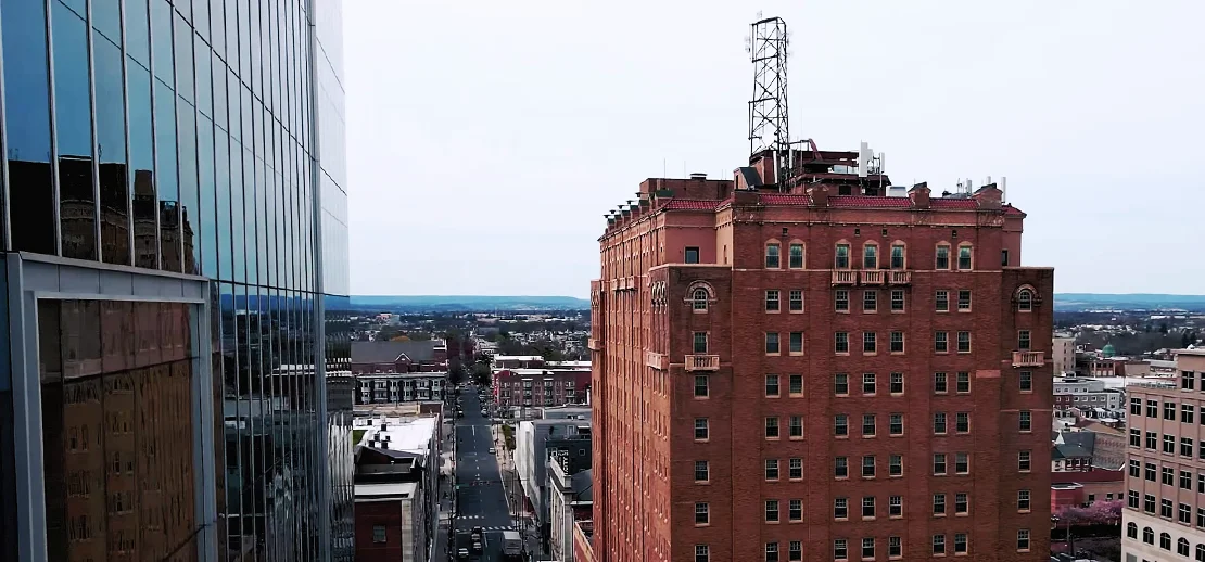 Drone Video we Filmed in Allentown, PA.